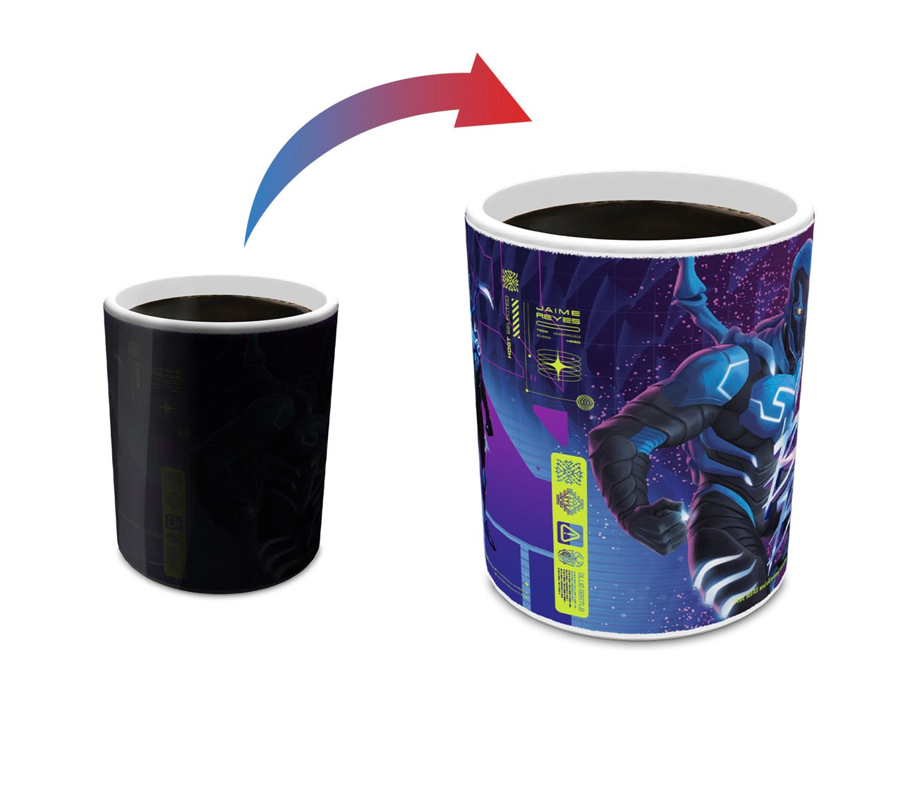 Blue Beetle (Tech Hero) 11 oz Morphing Mugs®  Heat- Sensitive Mug MMUG1554
